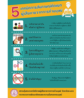 5 เทคนิคการสัมภาษณ์คัดแยกผู้เสียหายจากการค้ามนุษย์